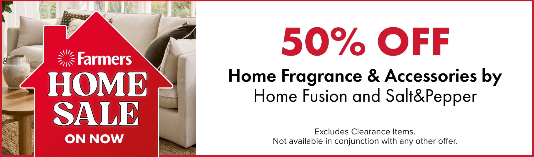 50% OFF Home Fragrance & Accessories by Home Fusion and Salt&Pepper