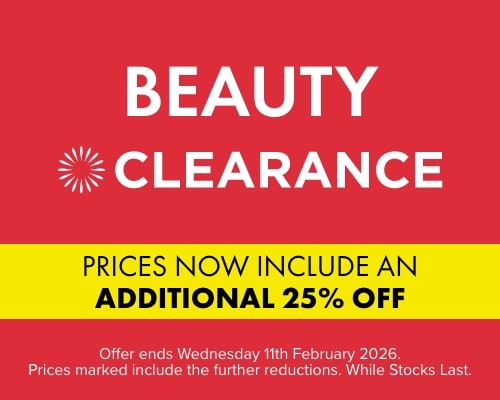TAKE A FURTHER 25% OFF Beauty Clearance