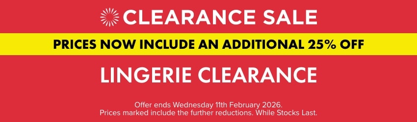 Lingerie Clearance