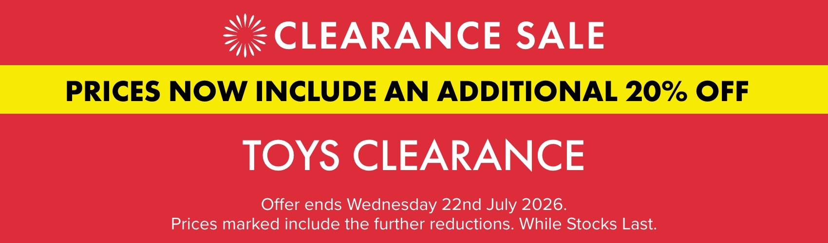 Toys Clearance Additional 20%  OFF 