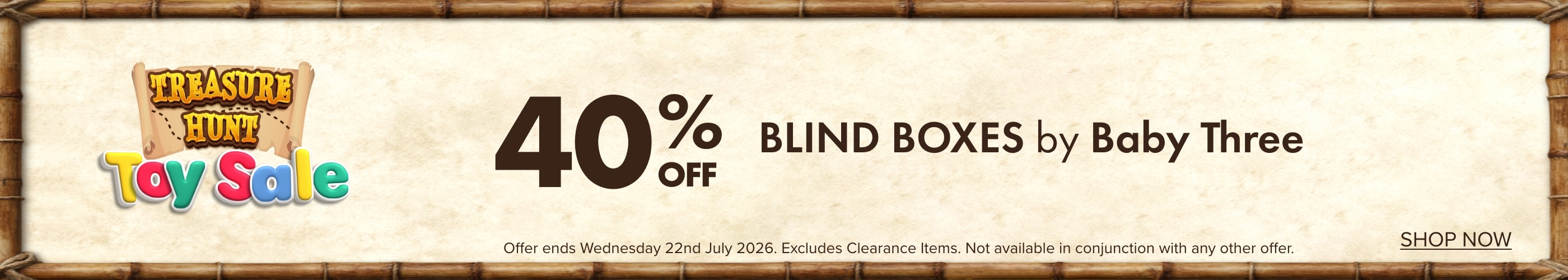 40% OFF Blind Boxes by Baby Three