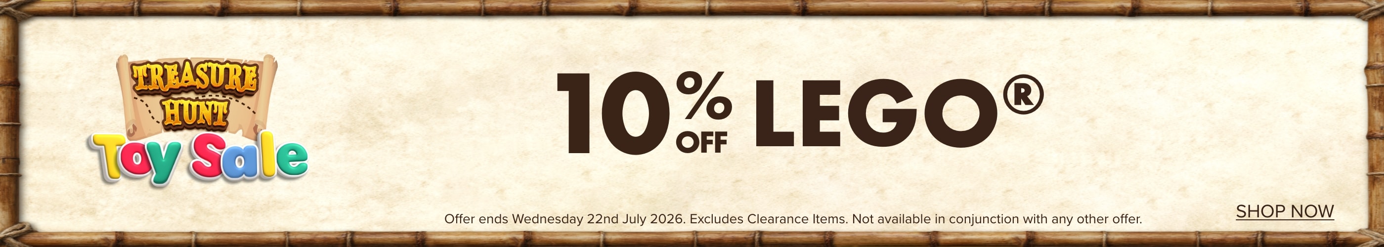 10% OFF LEGO&reg;