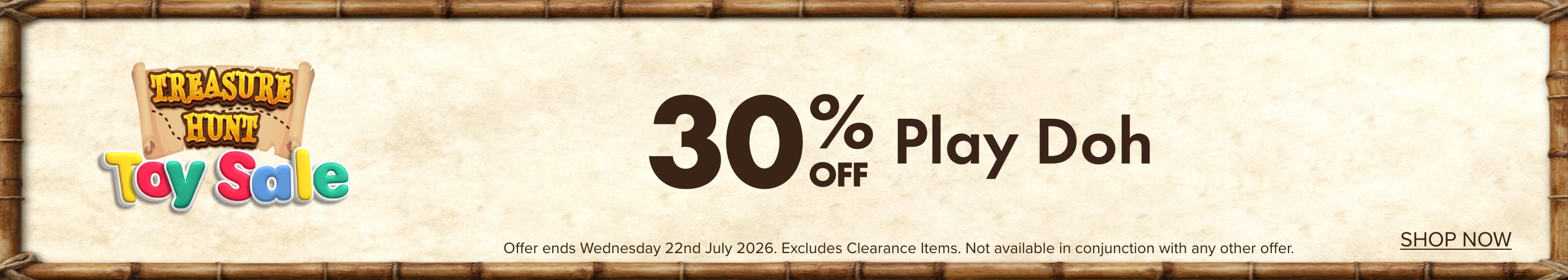 30% OFF Play Doh