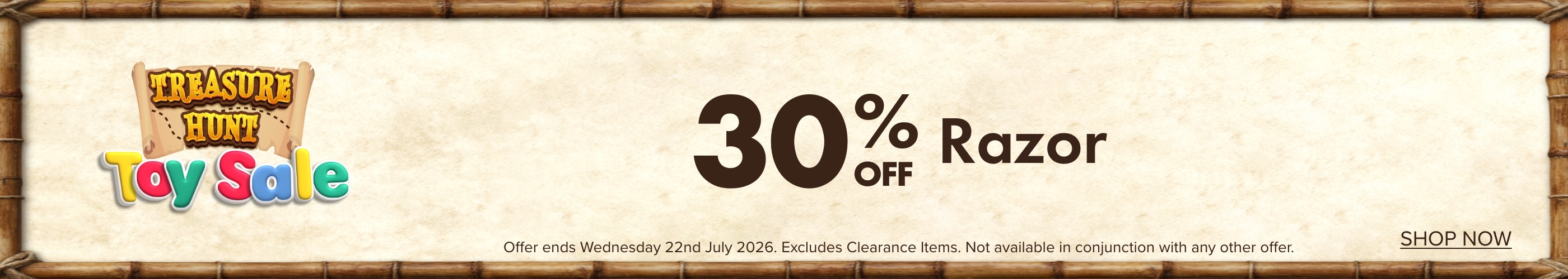 30% OFF Razor