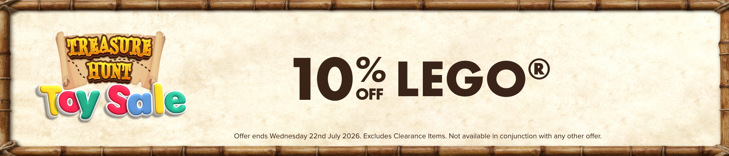 10% OFF LEGO&reg;