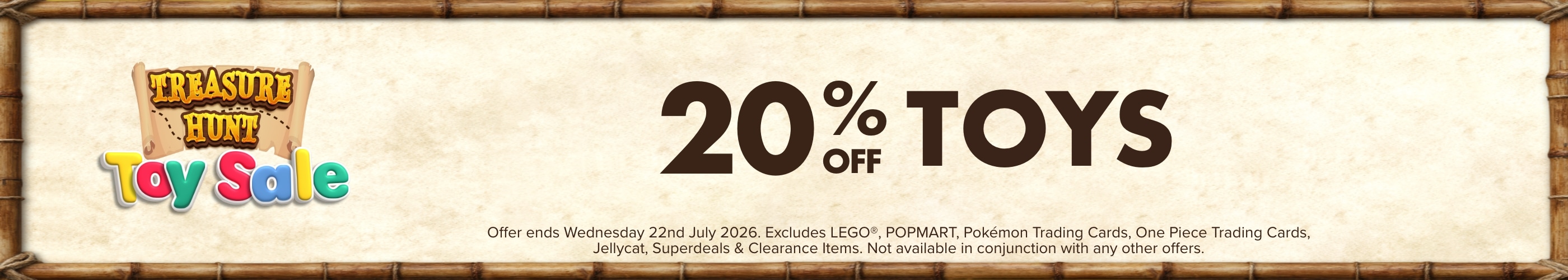 20% OFF Toys