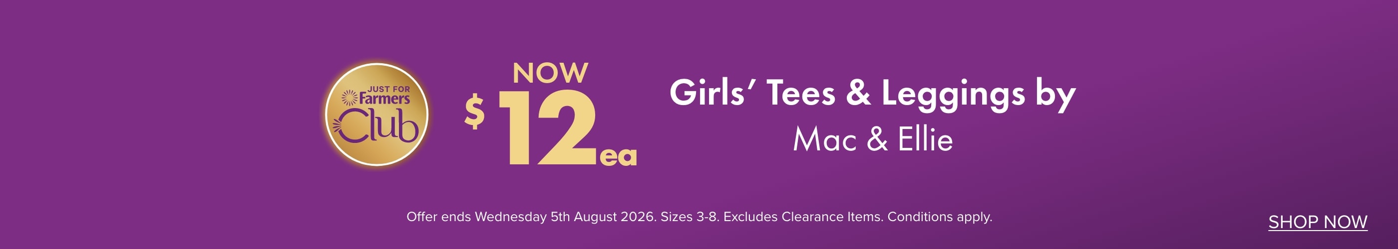 NOW $12ea Girls Tees & Leggings by Mac & Ellie