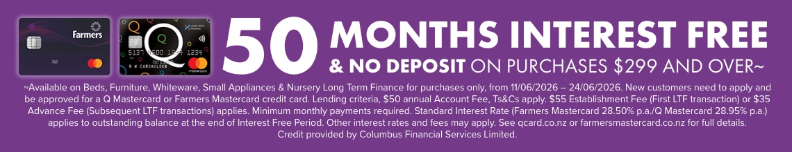 50 Months Interest Free