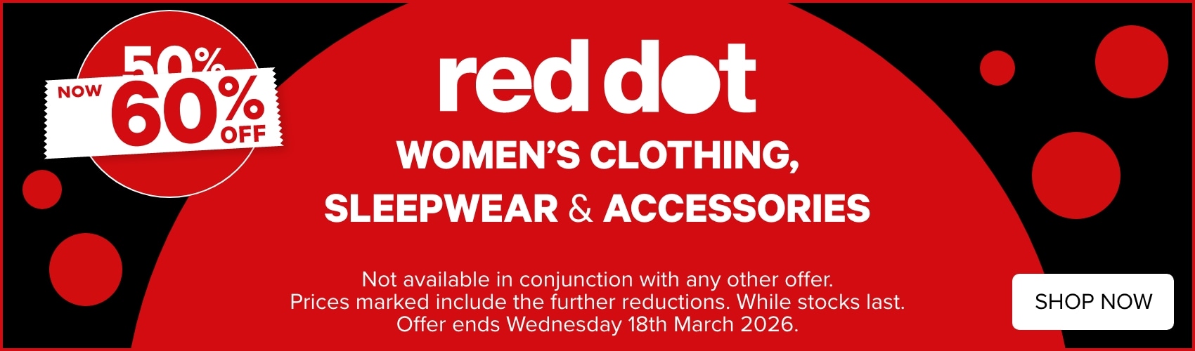 NOW 60% OFF Red Dot Women's Clothing, Sleepwear & Accessories