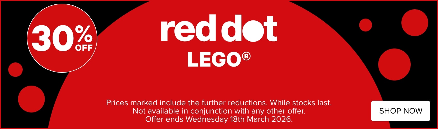 30% OFF Red Dot LEGO&reg;