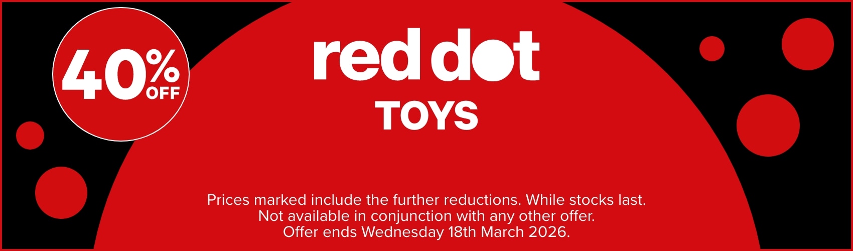 40% OFF Red Dot Toys
