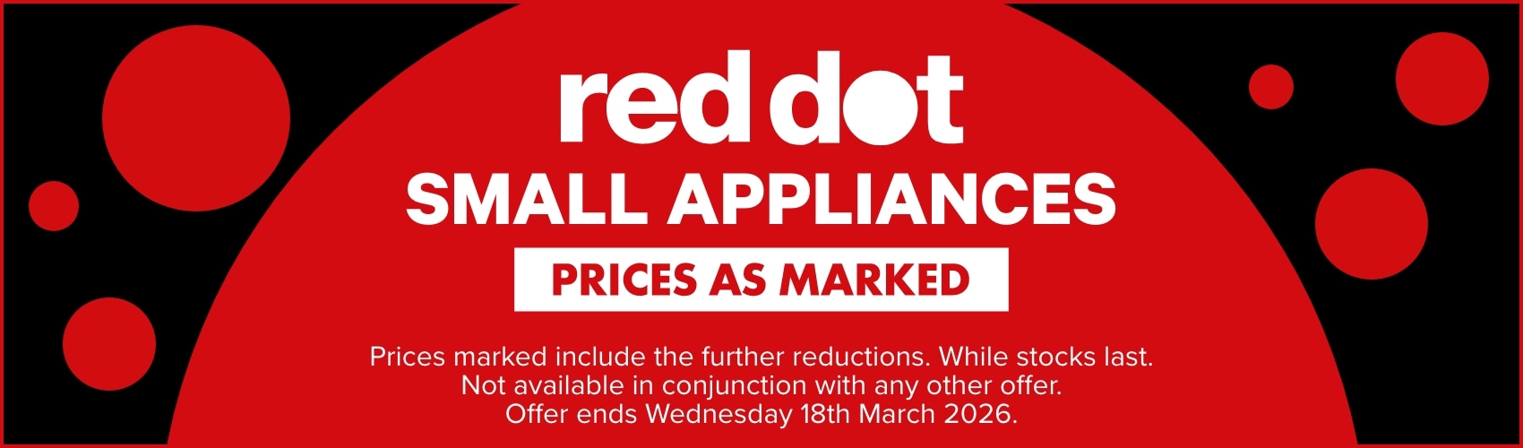 Red Dot Small Appliances Prices As Marked