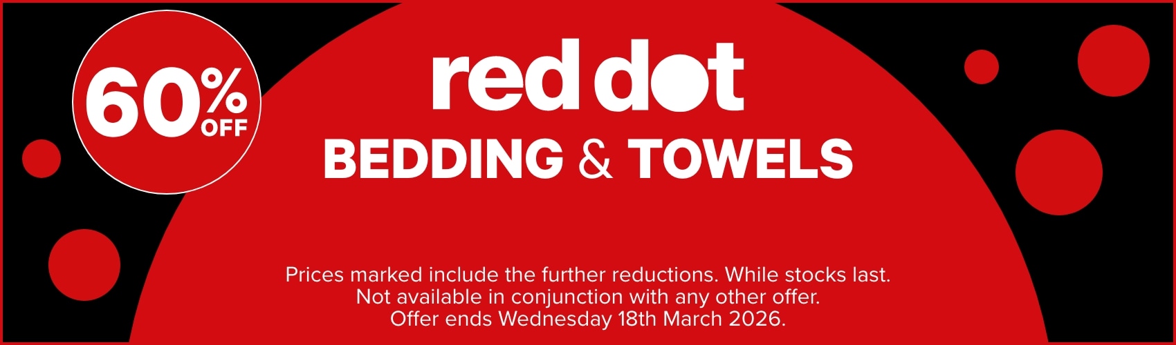 60% OFF Red Dot Bedding & Towels