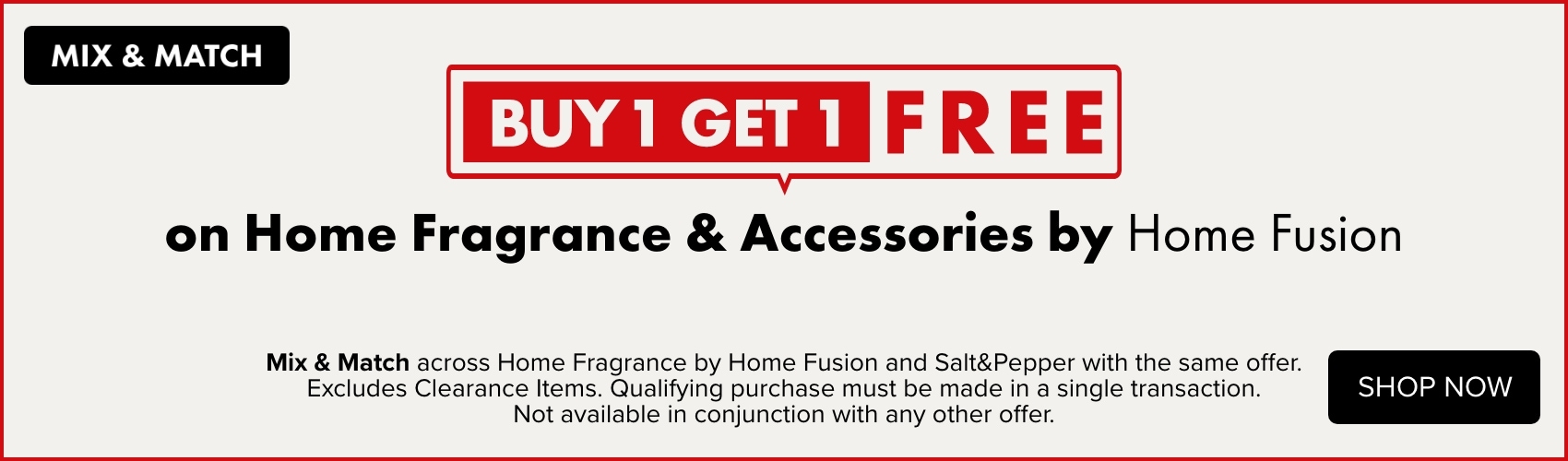 BUY 1 GET 1 FREE on Home Fragrance & Accessories by Home Fusion