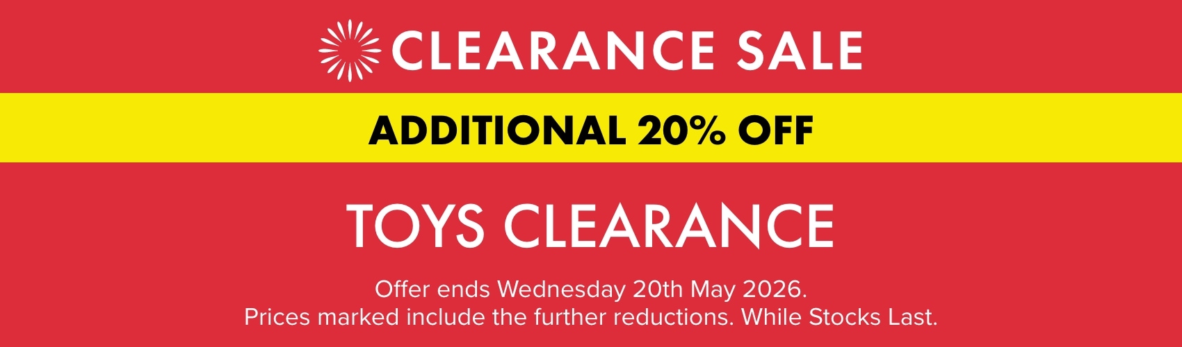 Toys Clearance Additional 20%  OFF 