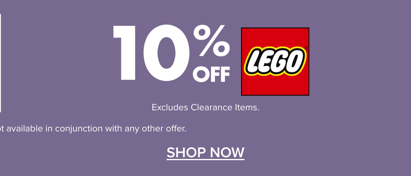 10% OFF LEGO&reg;