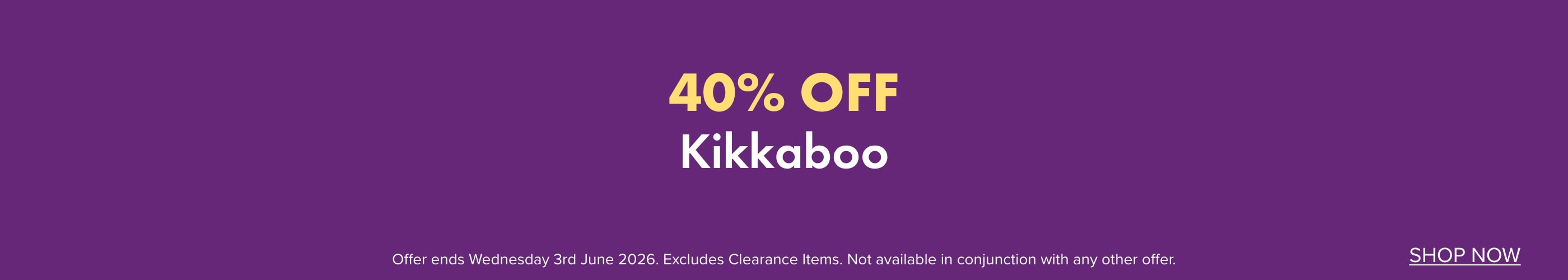 40% OFF Kikkaboo