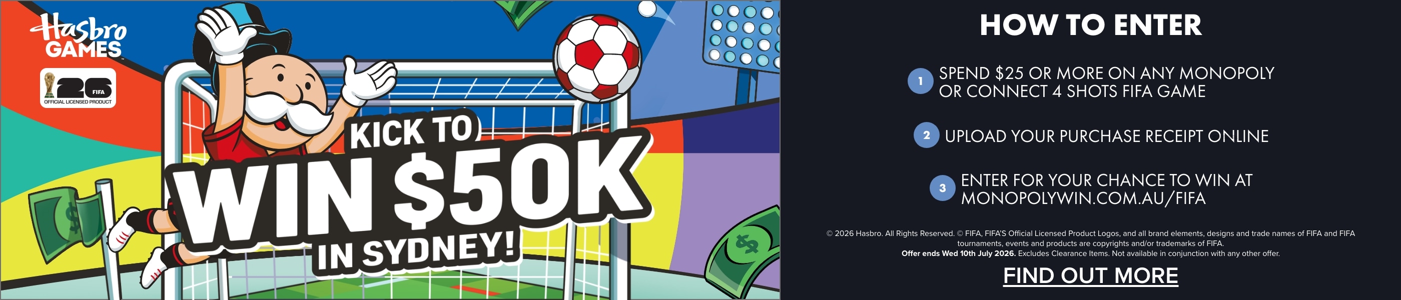 Kick to Win $50k in Syndey