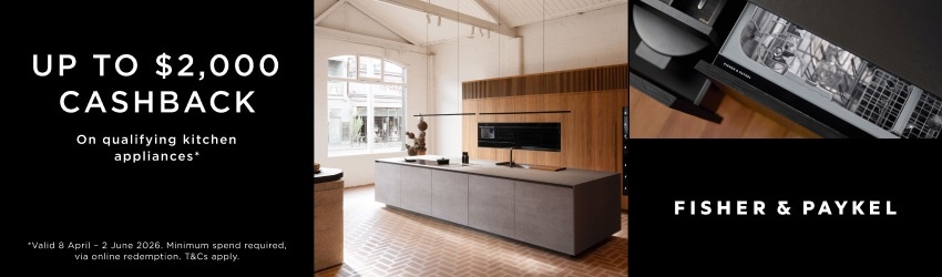 UP TO $2,000 CASHBACK on qualifying kitchen appliances*