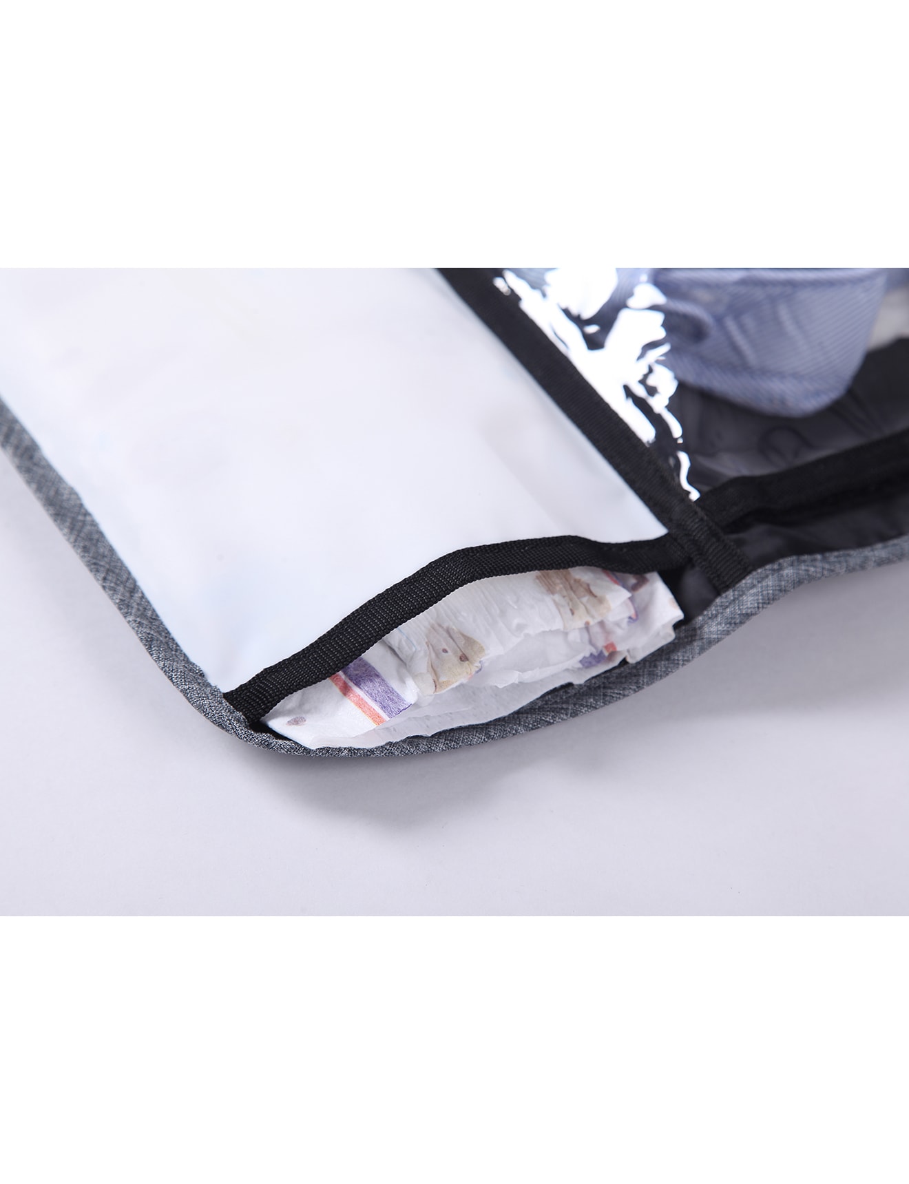 Ryco Deluxe Change Mat with Pockets, Grey product photo View 04 S