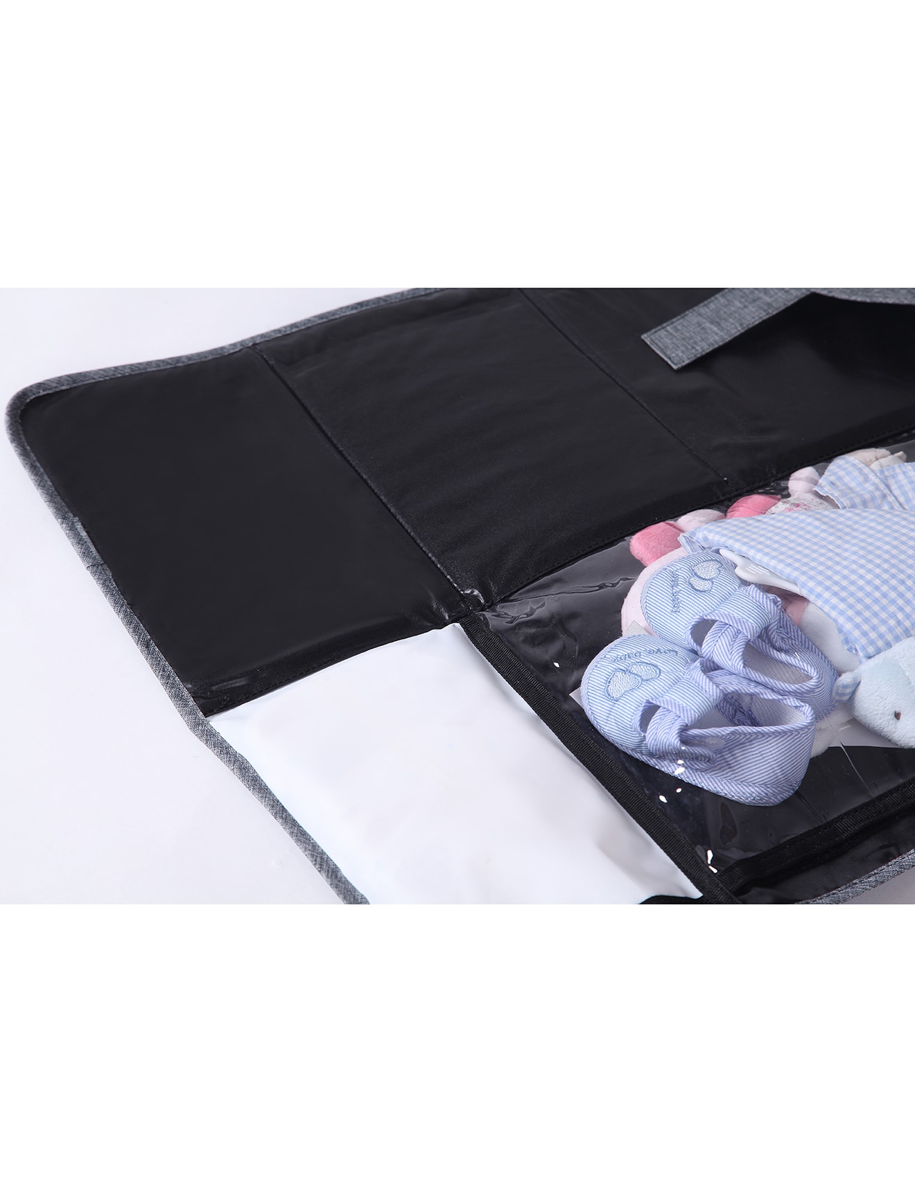 Ryco Deluxe Change Mat with Pockets, Grey product photo View 05 L