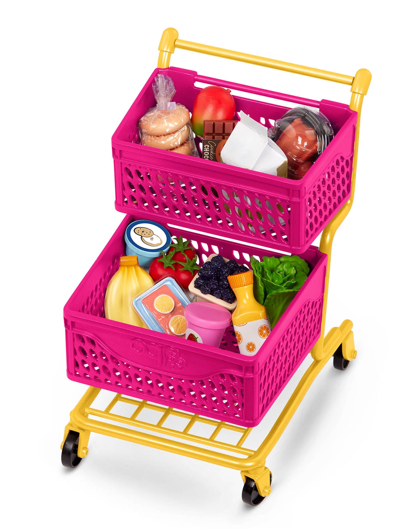 Our Generation Deluxe Shopping Cart with Groceries product photo View 02 S