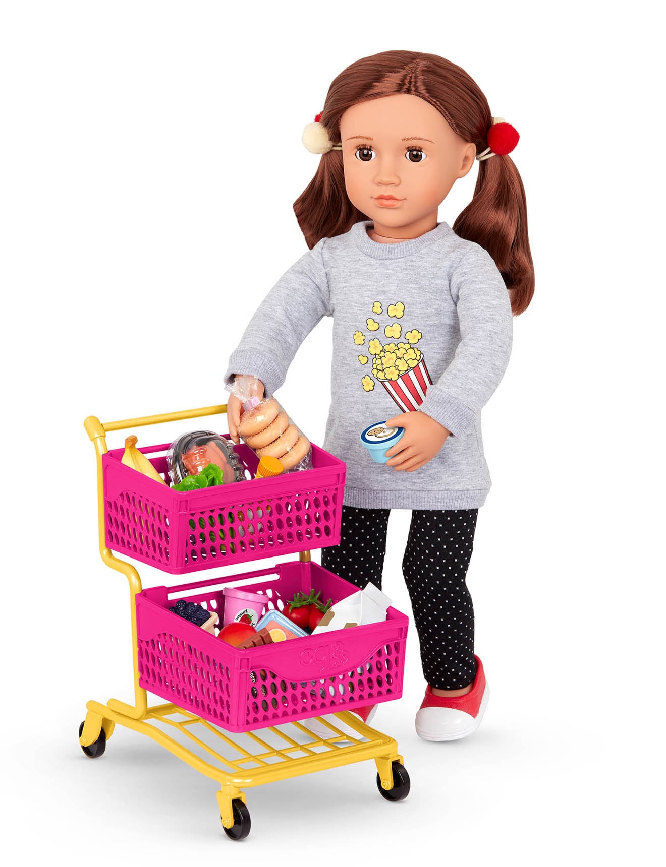 Our Generation Deluxe Shopping Cart with Groceries product photo View 04 S