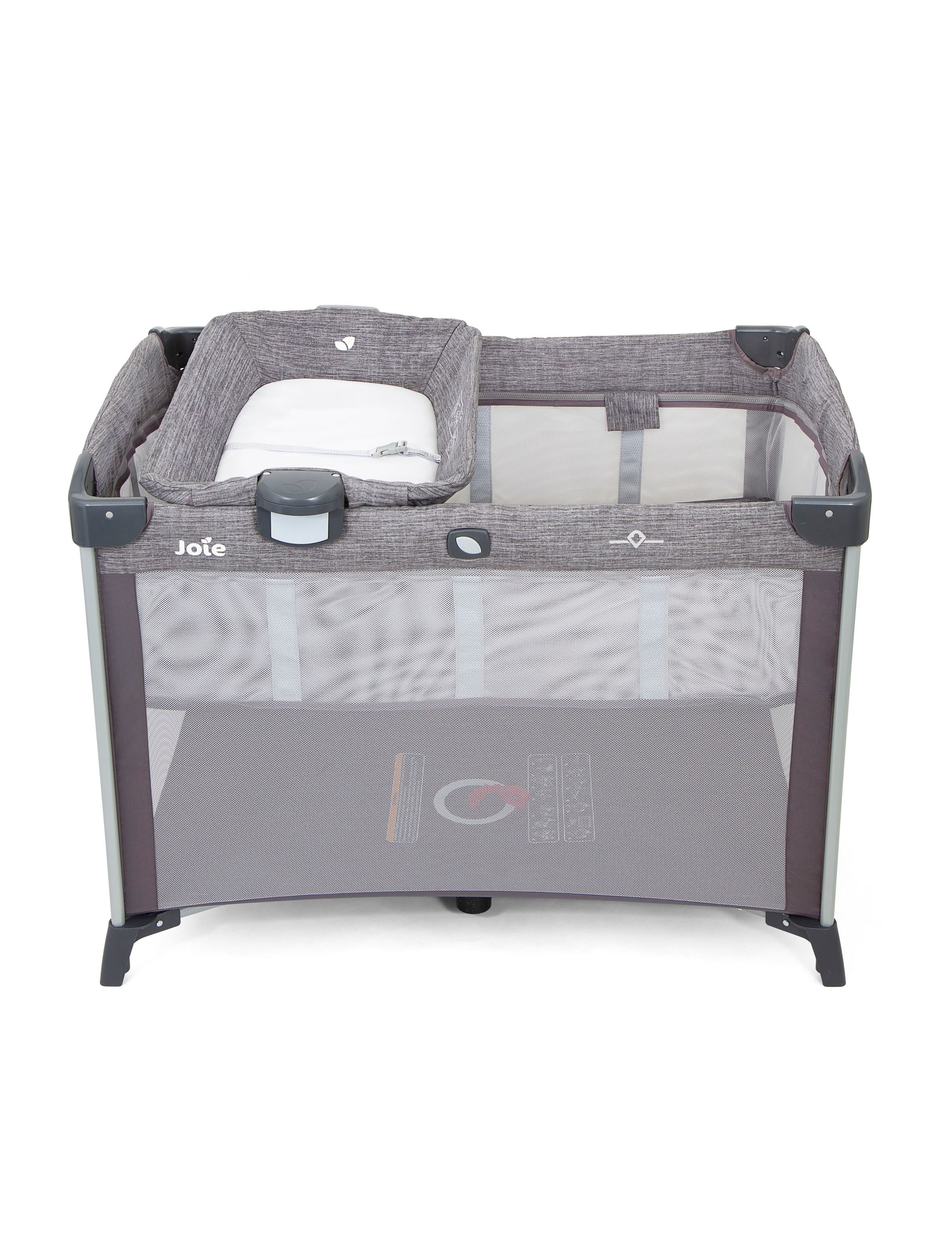 Joie Commuter Change Portacot, Linen Grey product photo