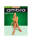 Ambra Sheer to Waist, 15 Denier Tight, Natural product photo