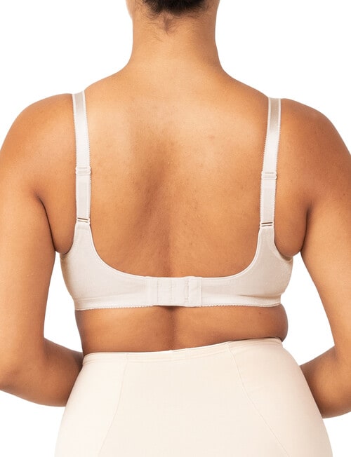 Triumph Embroidered Minimiser Underwire Bra, Fawn, D-G product photo View 02 L