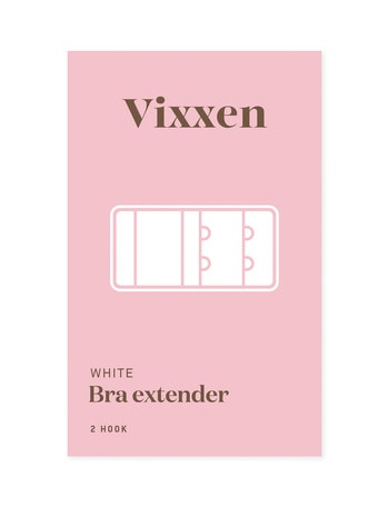 Vixxen 2 Hook Bra Extender White product photo