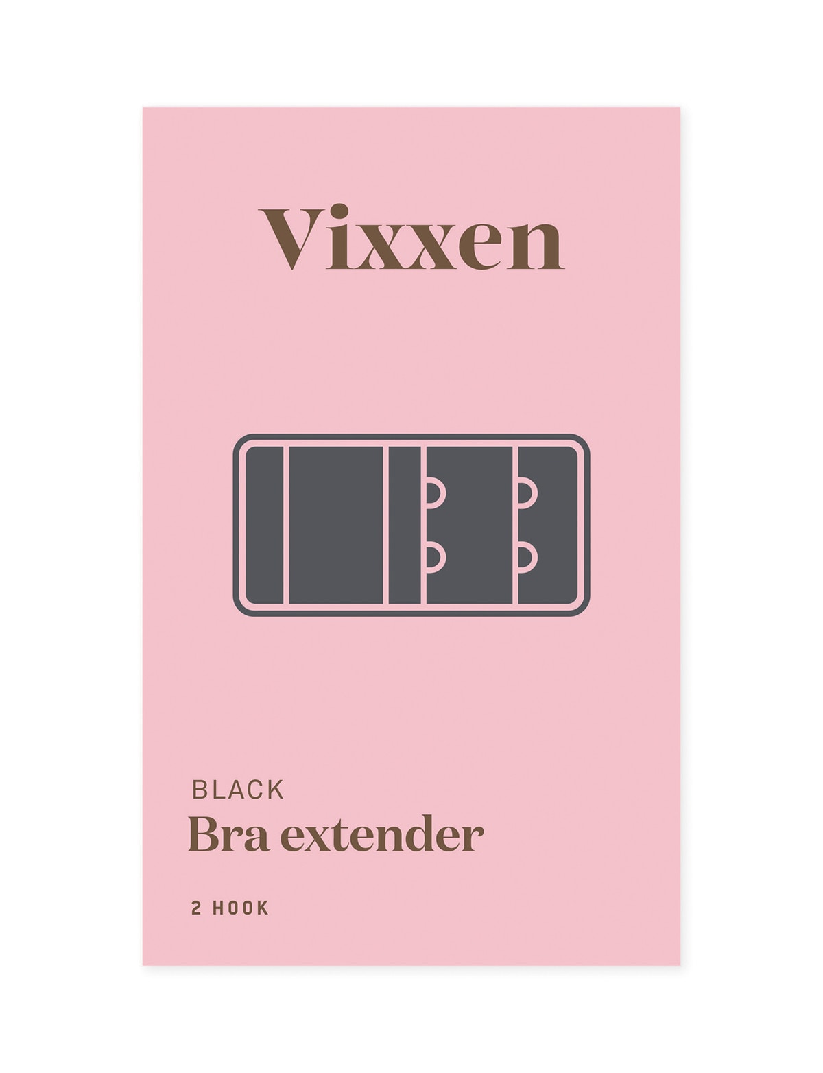 Vixxen 2 Hook Bra Extender Black - Accessories
