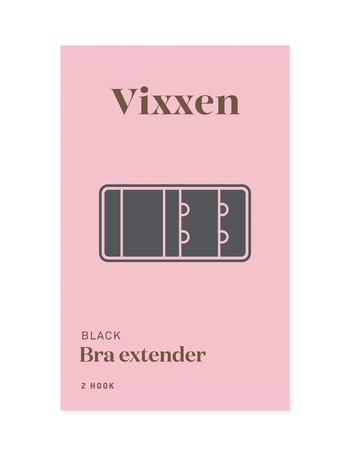 Vixxen 2 Hook Bra Extender Black product photo