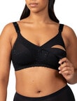 Triumph Lace Maternity Wirefree Bra, Black, D-H product photo View 02 S