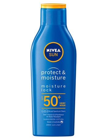 Nivea Protect & Moisture Moisturising Sunscreen, SPF50+, 200ml product photo