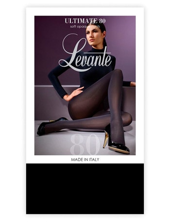 Levante Ultimate Opaque Tight, 80 Denier, Black product photo