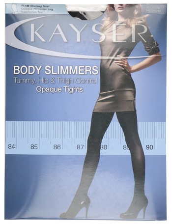Kayser Body Slimmers, Opaque Tights, 70 Denier, Black product photo