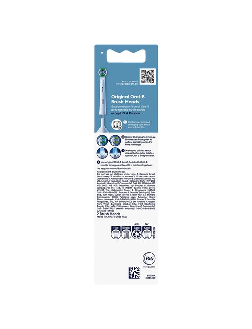Oral B Precision Clean 2-Pack Refills - White, EB20-2 product photo View 03 L