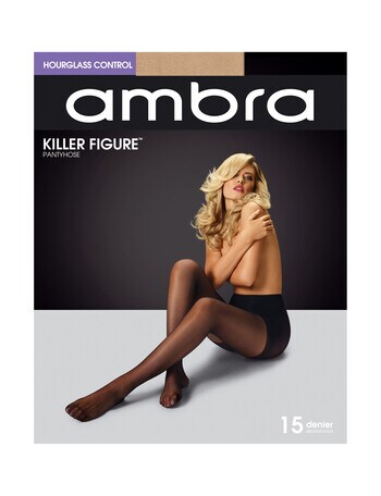 Ambra Killer Figure Hourglass Control 15 Denier Tights, Natural product photo