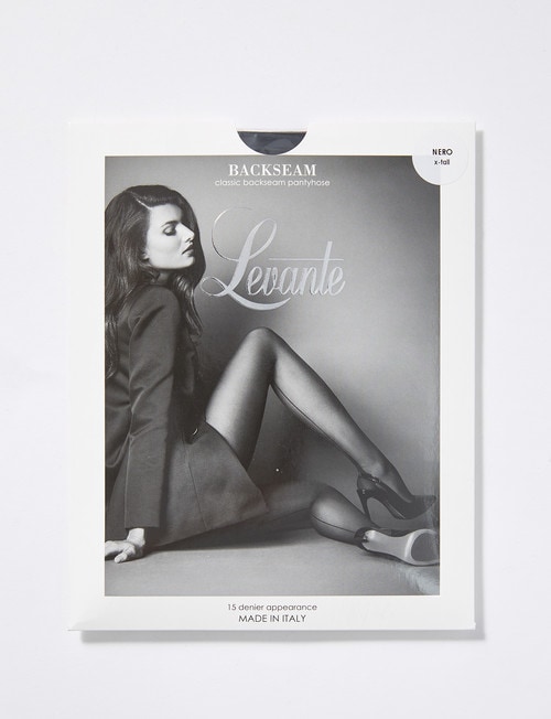 Levante Backseam Tight, 15 Denier, Nero (Black) product photo