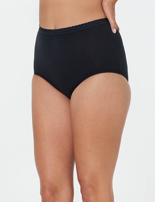 Bendon Freedom Full Brief, Black product photo View 03 L