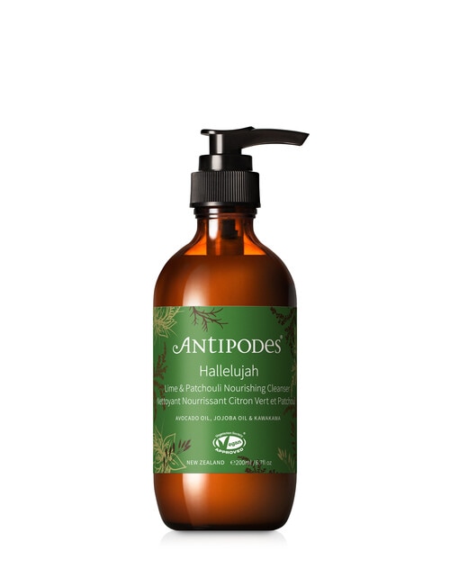 Antipodes Hallelujah Lime & Patchouli Nourishing Cleanser, 200ml product photo