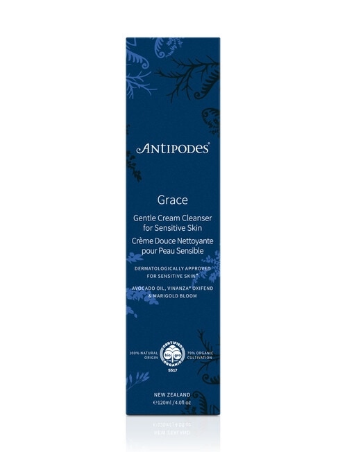 Antipodes Grace Gentle Cream Cleanser for Sensitive Skin, 120ml product photo View 03 L