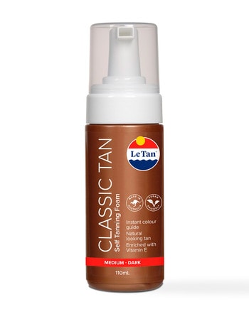 Le Tan Classic Tan Self-Tanning Foam, Medium-Dark, 110ml product photo