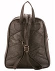 Milano Patch Backpack, Black product photo View 03 S