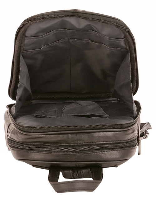 Milano Patch Backpack, Black product photo View 05 L