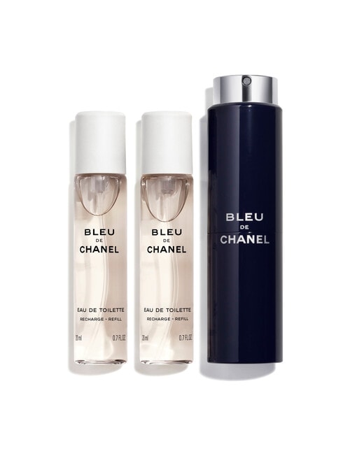 CHANEL BLEU DE CHANEL Twist and Spray Refillable Bottle - Eau de Toilette 3x20ml product photo