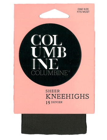 Columbine Sheer Knee-Highs, 15 Denier product photo