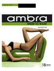 Ambra Sheer to Waist Pantyhose, 15 Denier, Black product photo
