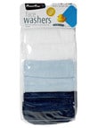 Mum 2 Mum Face Washers, 6-Pack, Blue product photo View 02 S